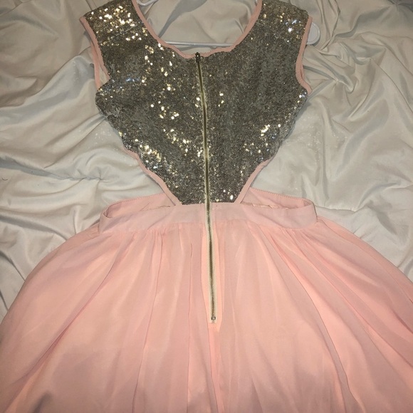 Pink Sparkly Cocktail/Party Dress - Picture 2 of 3